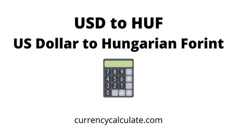 hungary forint to us dollar.